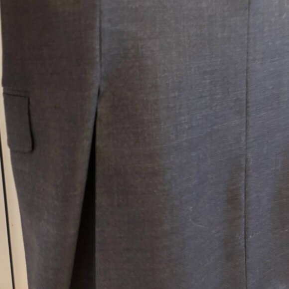 SALE! BURBERRY London Vintage Wool Blazer Black Classic Buttons Size 42R - Picture 6 of 15